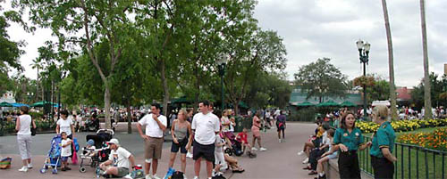 Left Side of Plaza