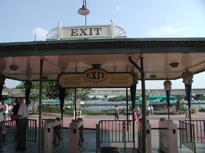 WDW Magic Kingdom Exit