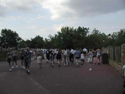 Entering Frontierland