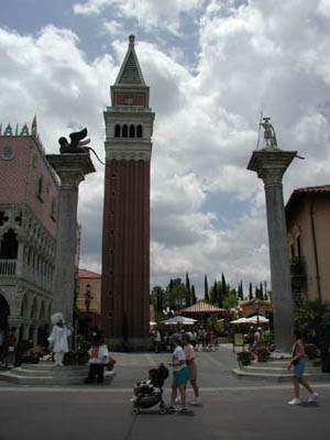 Entering Italy Courtyard
