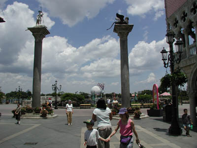 Leaving Italy Courtyard